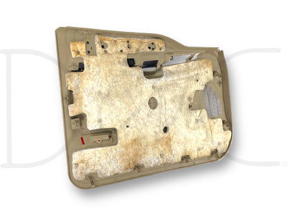 05-07 Ford F250 F350 Excursion RH Right Passenger Front Door Panel Tan *Blem*