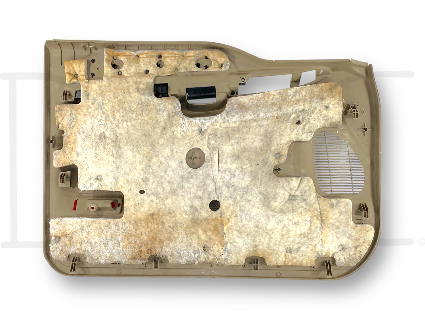 05-07 Ford F250 F350 Excursion RH Right Passenger Front Door Panel Tan *Blem*