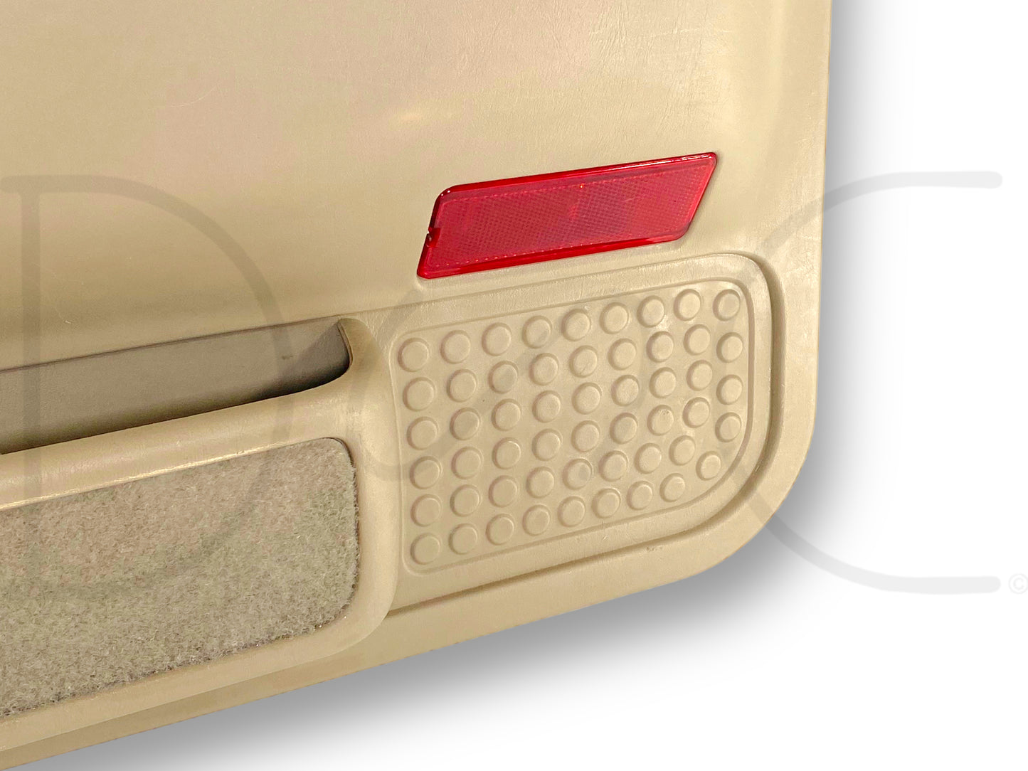 05-07 Ford F250 F350 Excursion RH Right Passenger Front Door Panel Tan *Blem*