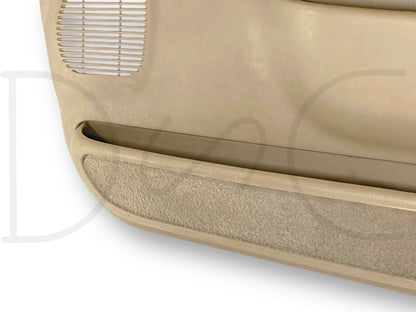 05-07 Ford F250 F350 Excursion RH Right Passenger Front Door Panel Tan *Blem*