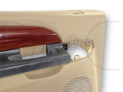 2005 Ford Excursion Limited LH Left Driver Rear Door Panel Tan OE