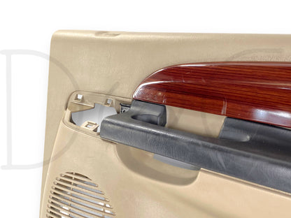 2005 Ford Excursion Limited RH Right Passenger Rear Door Panel Tan OE