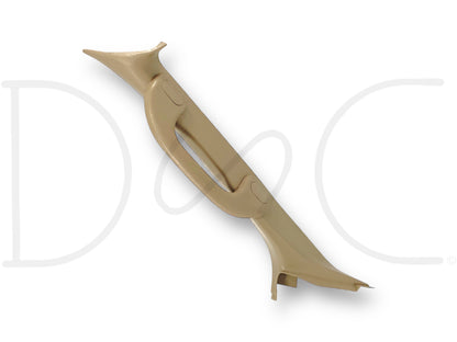 03-07 Ford F250 F350 LH Left Driver A-Pillar Trim W/ Grab Handle Tan OE