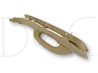 03-07 Ford F250 F350 LH Left Driver A-Pillar Trim W/ Grab Handle Tan OE