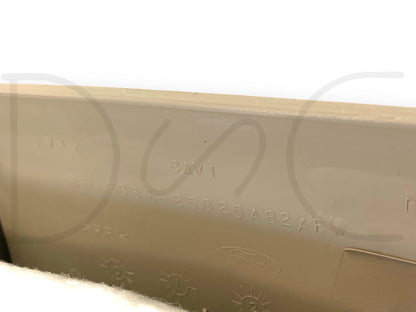 03-07 Ford F250 F350 RH Right Passenger A-Pillar Trim Grab Handle Tan OE