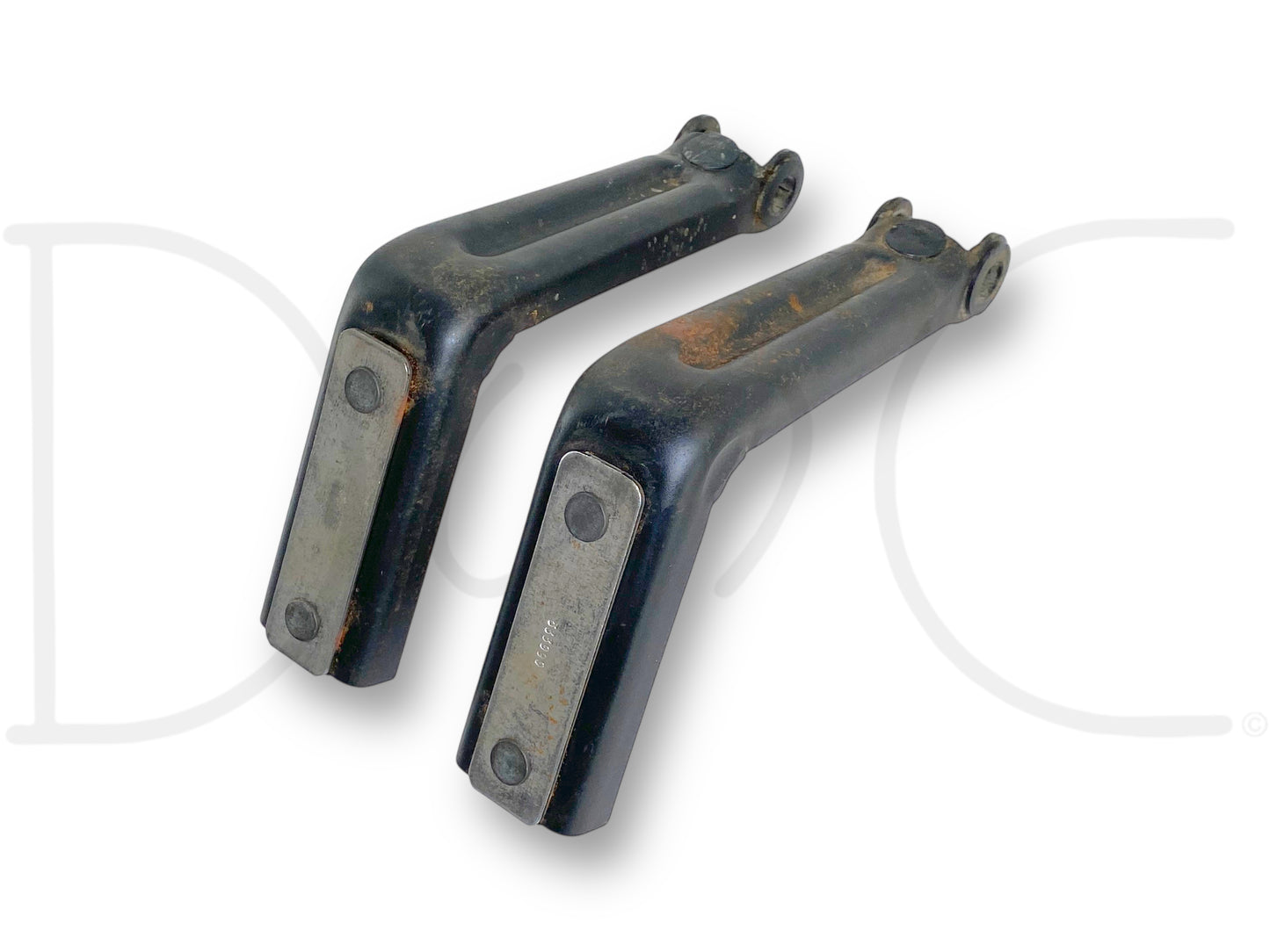 00-05 Ford Excursion Rear 2Nd Row Seat Bottom Pivot Hinge Base Bracket Set