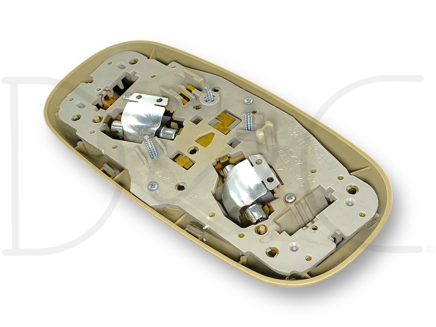 99-07 Ford F250 F350 Overhead Dome Light Map Lamp Tan OE F4Db-13776-Bcw