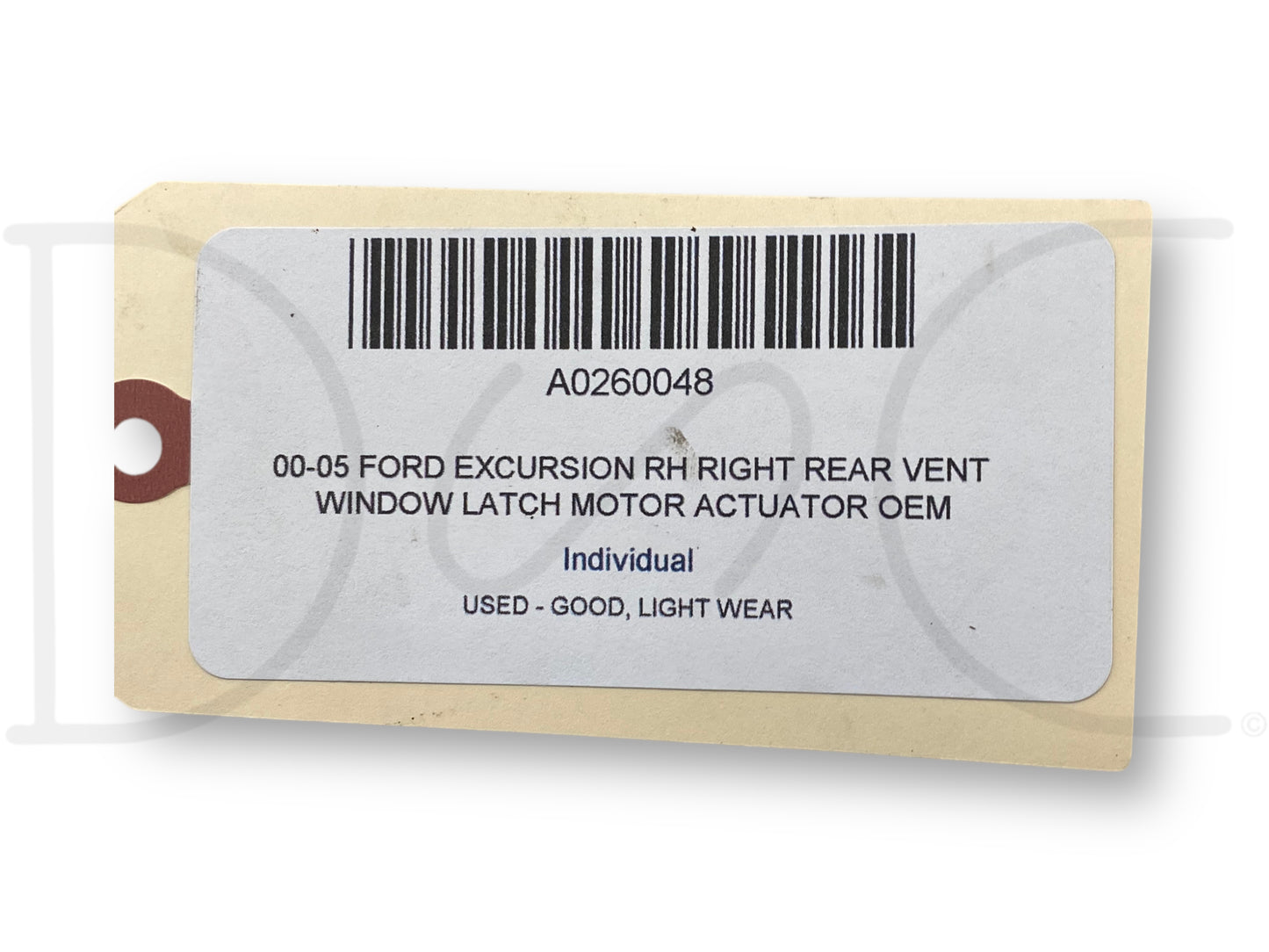 00-05 Ford Excursion RH Right Rear Vent Window Latch Motor Actuator OEM