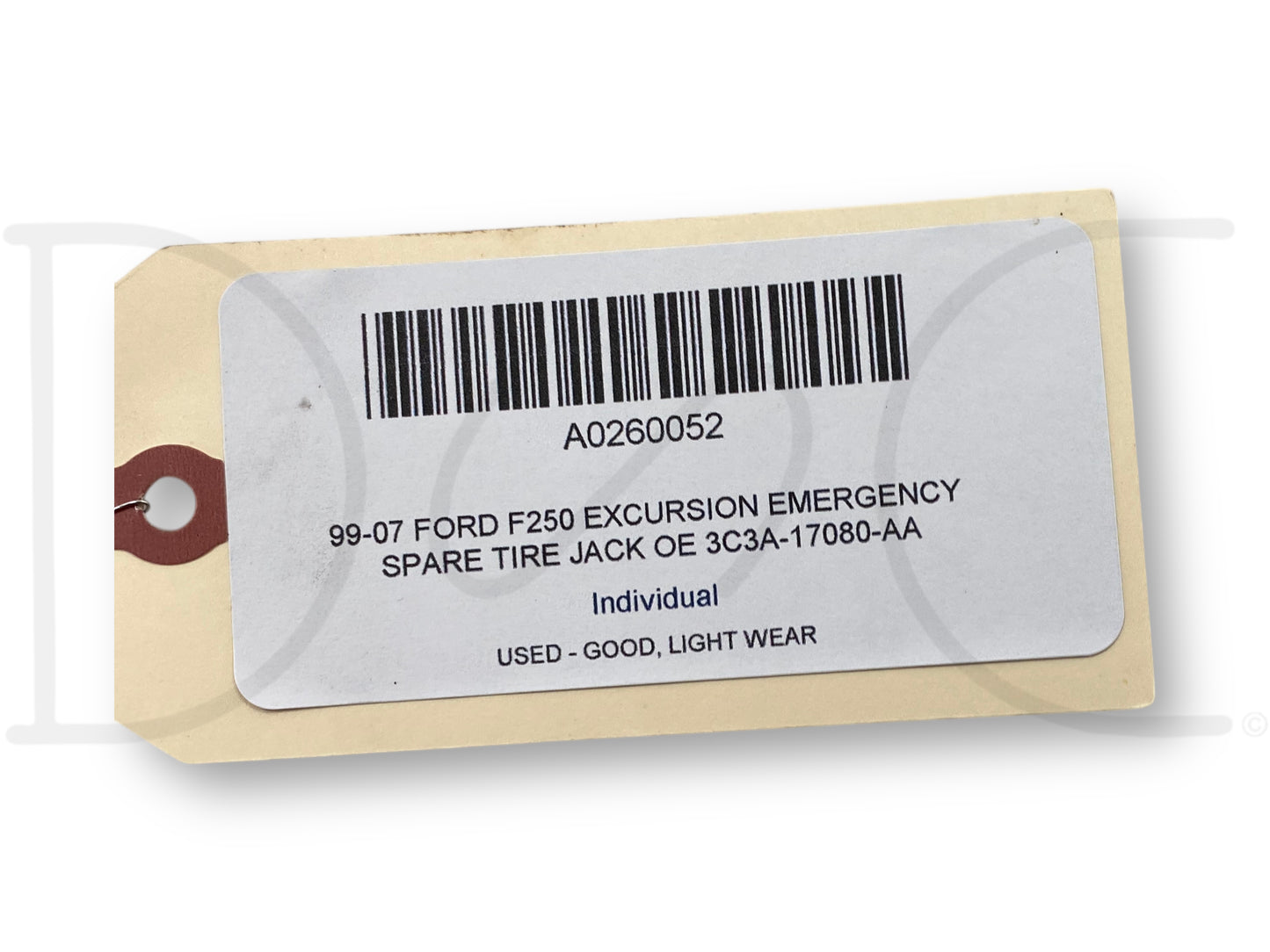 99-07 Ford F250 Excursion Emergency Spare Tire Jack OE 3C3A-17080-Aa