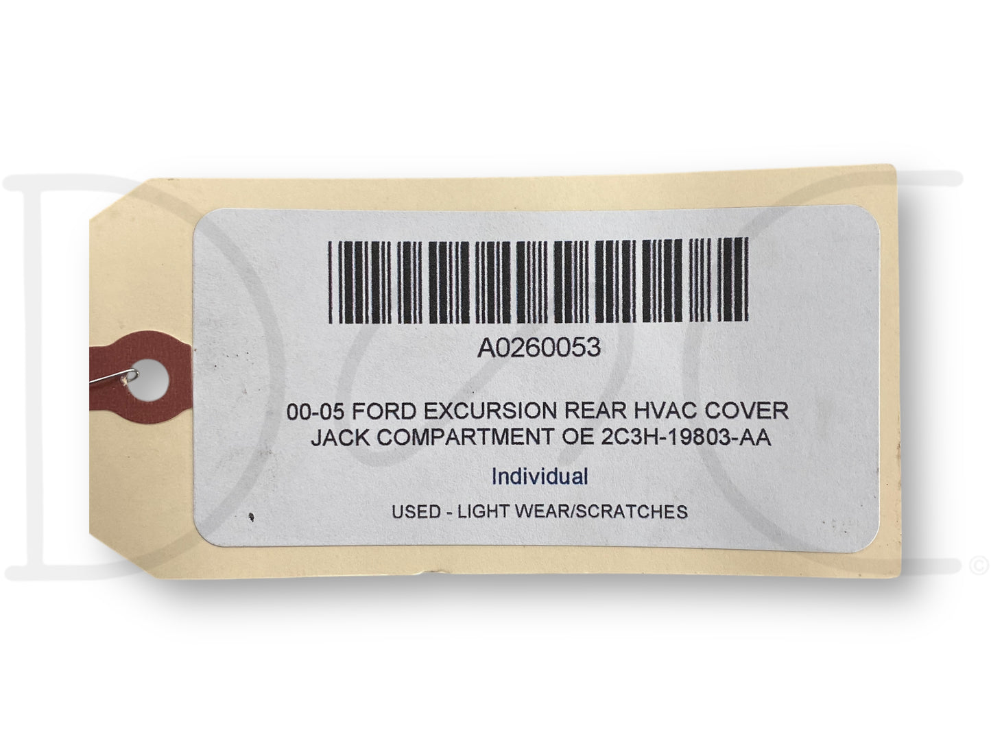 00-05 Ford Excursion Rear HVAC Cover Jack Compartment OE 2C3H-19803-Aa