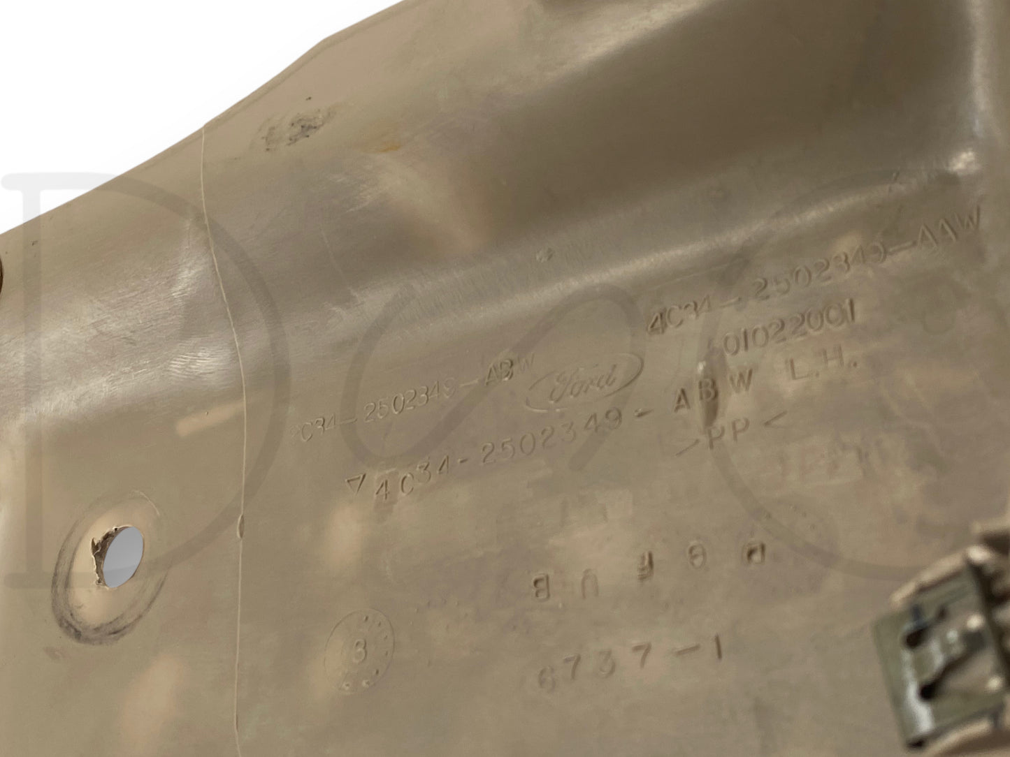 99-07 Ford F250 F350 LH Left Driver Front Kick Panel Tan OEM 4C34-2502349-ABw