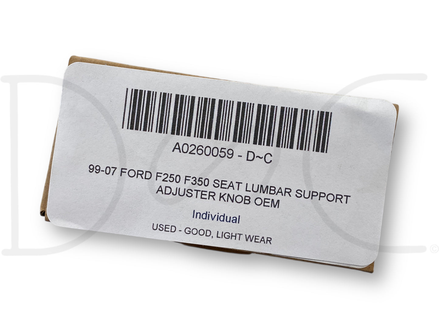 99-07 Ford F250 F350 Seat Lumbar Support Adjuster Knob OEM