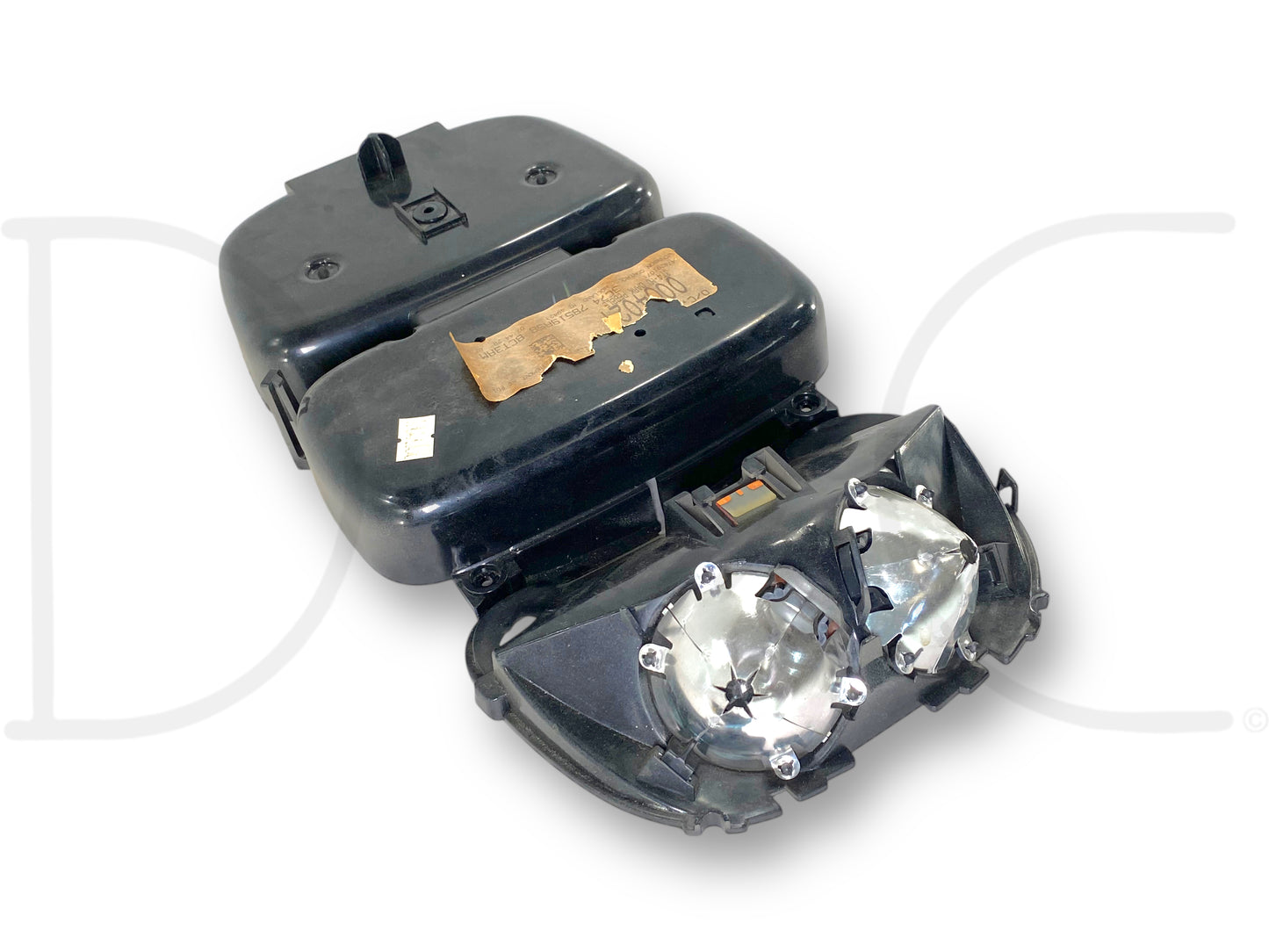 00-05 Ford Excursion Overhead Console Map Dome Light Compartment Base Tan OE