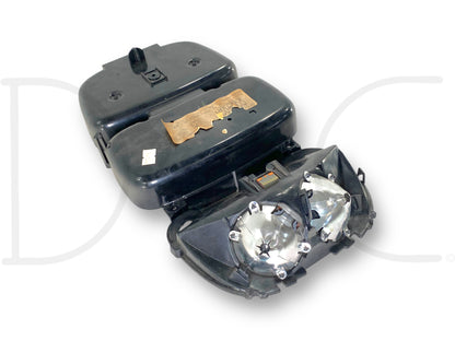 00-05 Ford Excursion Overhead Console Map Dome Light Compartment Base Tan OE