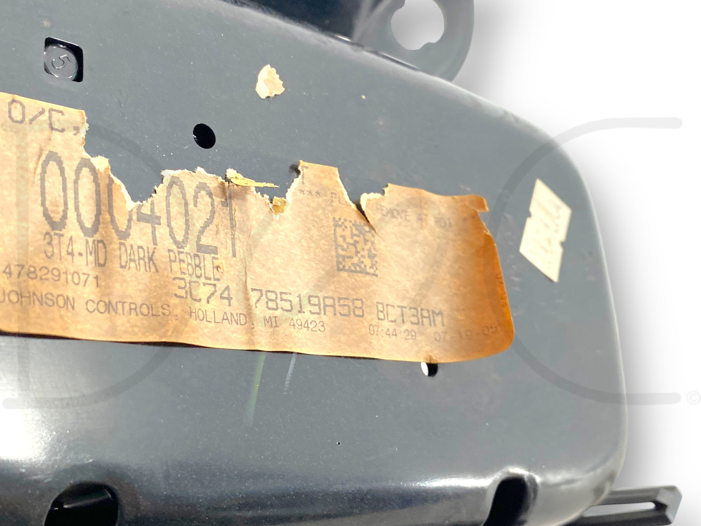 00-05 Ford Excursion Overhead Console Map Dome Light Compartment Base Tan OE