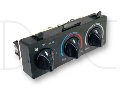 00-05 Ford Excursion Overhead Front HVAC Heat Temp Climate Control Switch Panel