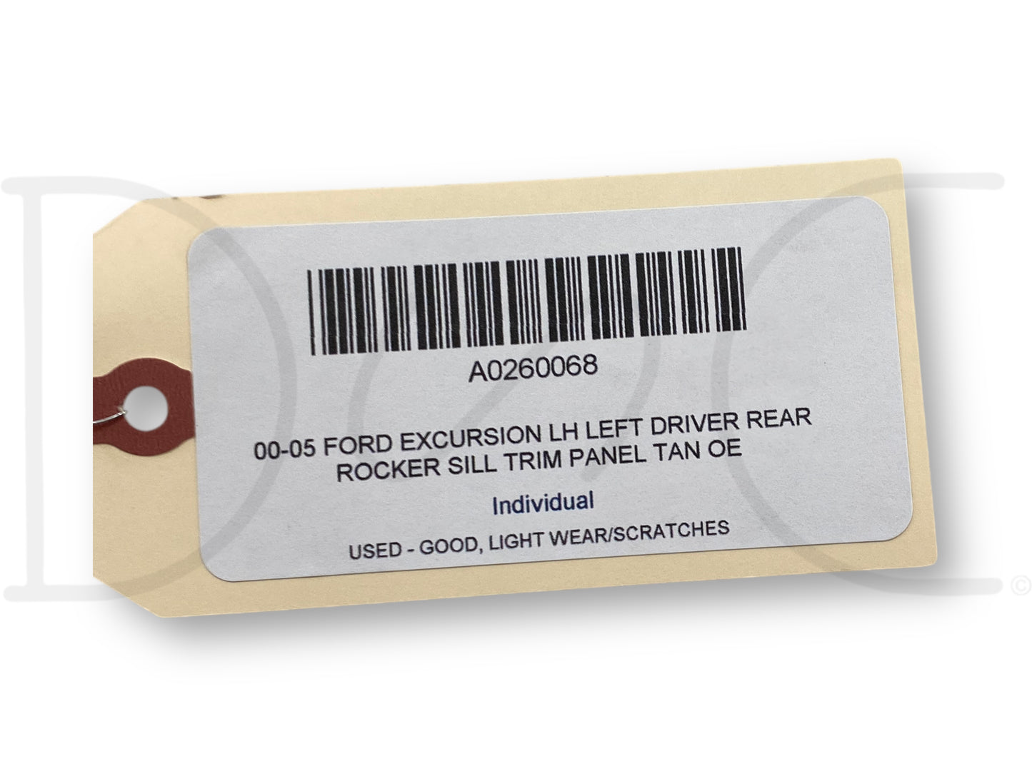 00-05 Ford Excursion LH Left Driver Rear Rocker Sill Trim Panel Tan OE