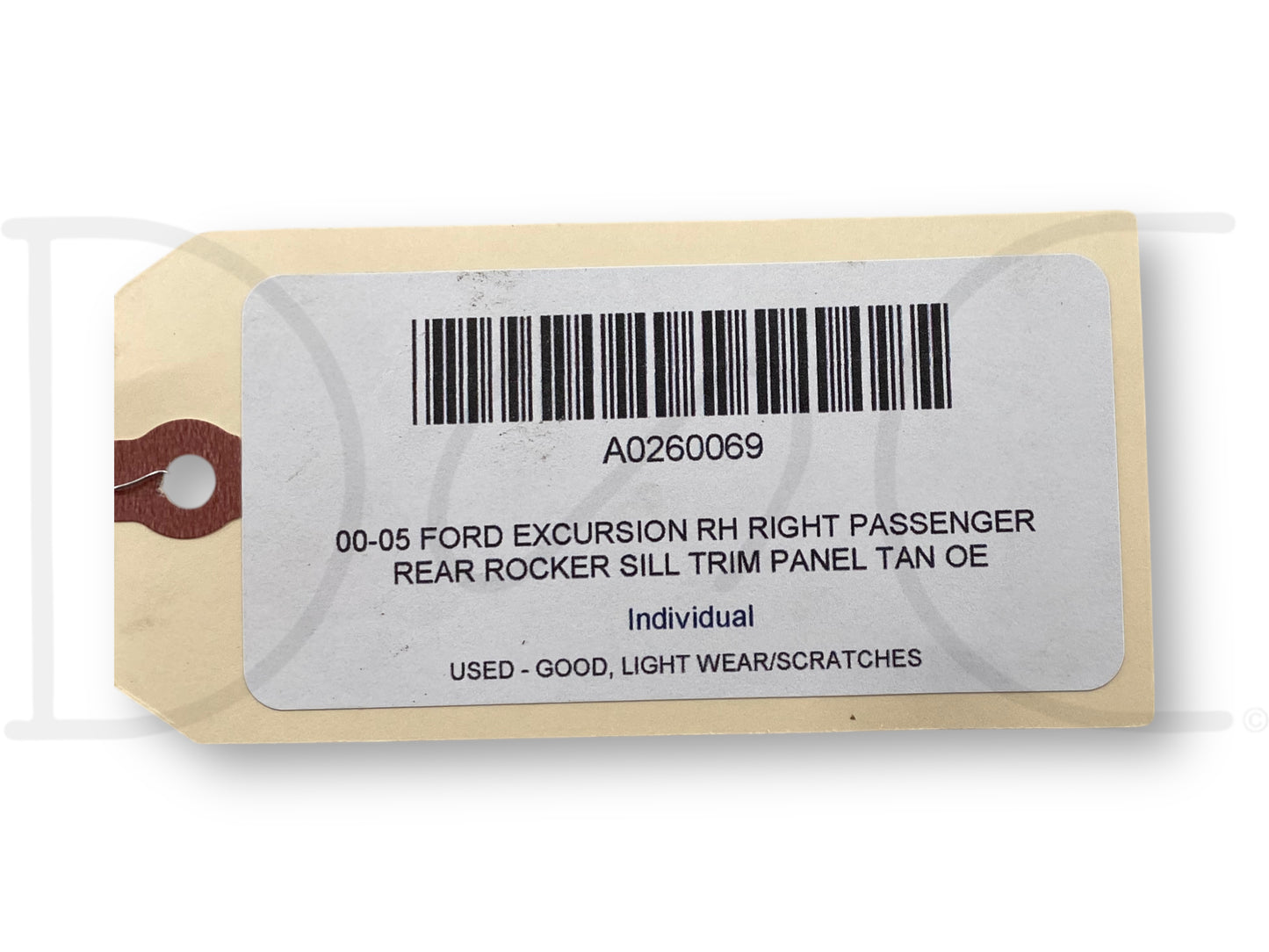 00-05 Ford Excursion RH Right Passenger Rear Rocker Sill Trim Panel Tan OE