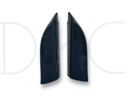 99-07 Ford F250 F350 LH RH Left Right Door Sail Trim Panel Covers Set Black OE