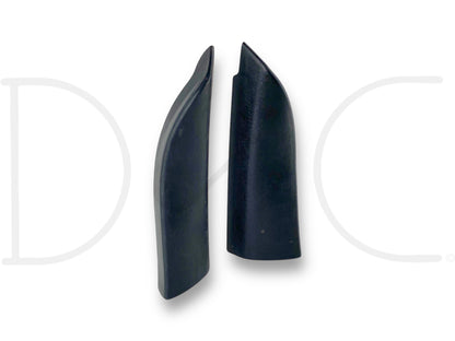 99-07 Ford F250 F350 LH RH Left Right Door Sail Trim Panel Covers Set Black OE