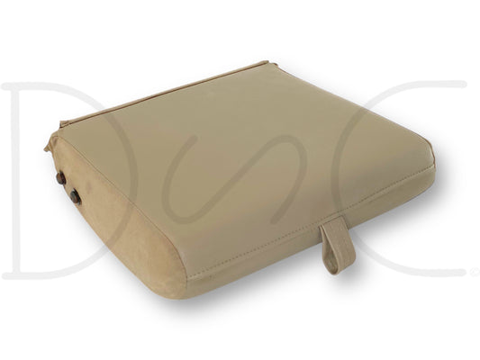 00-05 Ford Excursion 2nd Row Rear Back Seat Armrest Arm Rest Tan Leather