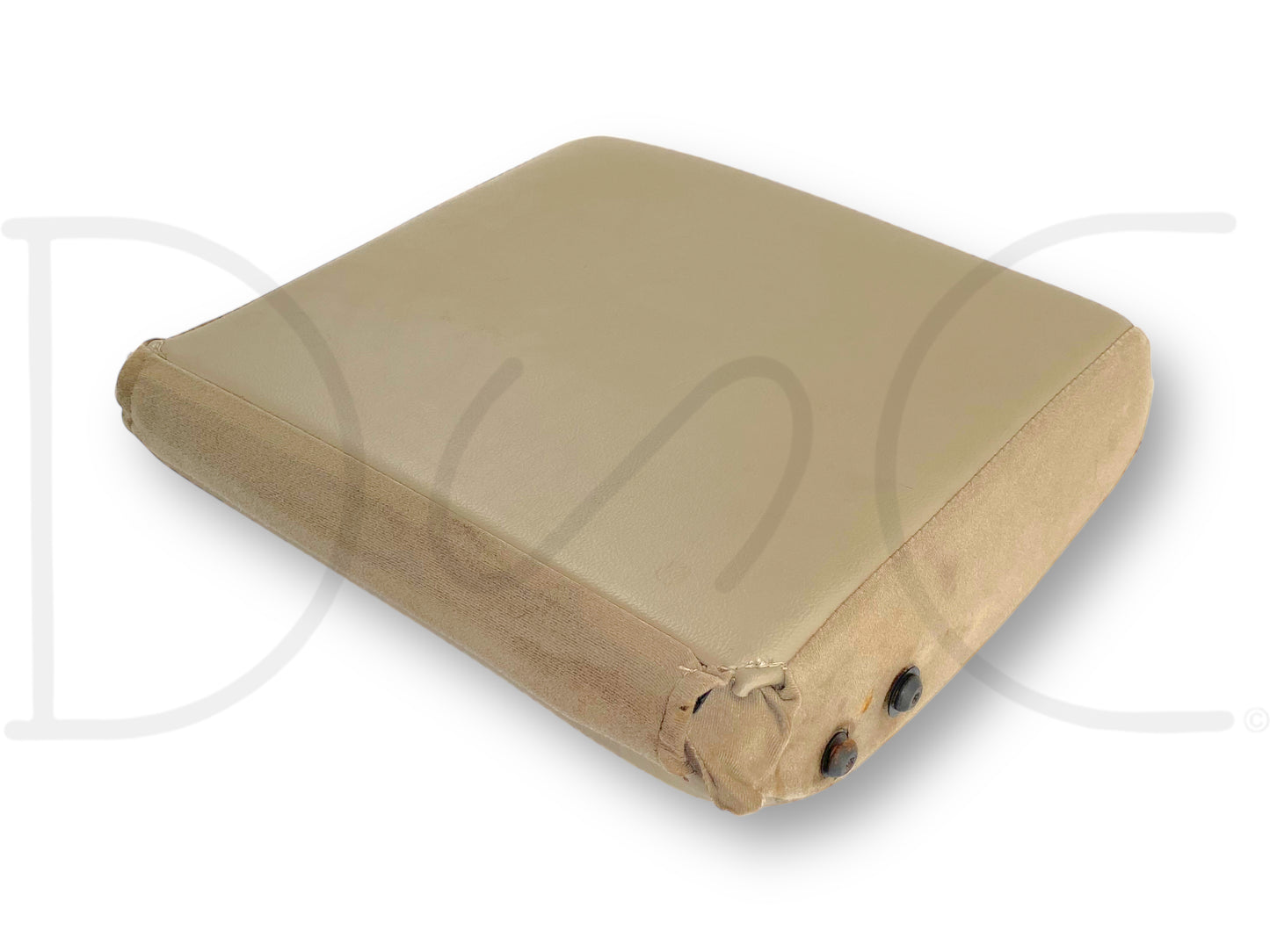 00-05 Ford Excursion 2nd Row Rear Back Seat Armrest Arm Rest Tan Leather