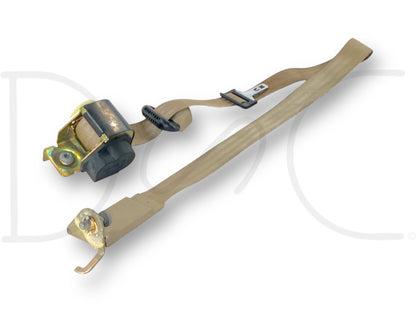 00-05 Ford Excursion 2nd Row LH Left Driver Rear Seat Belt Seatbelt Tan OE