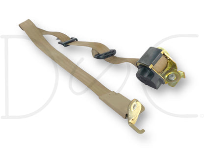 00-05 Ford Excursion 2nd Row RH Right Passenger Rear Seat Belt Seatbelt Tan OE