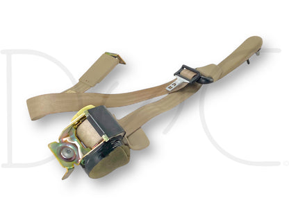 00-05 Ford Excursion 3rd Row LH Left Driver Rear Seat Belt Seatbelt Tan OE