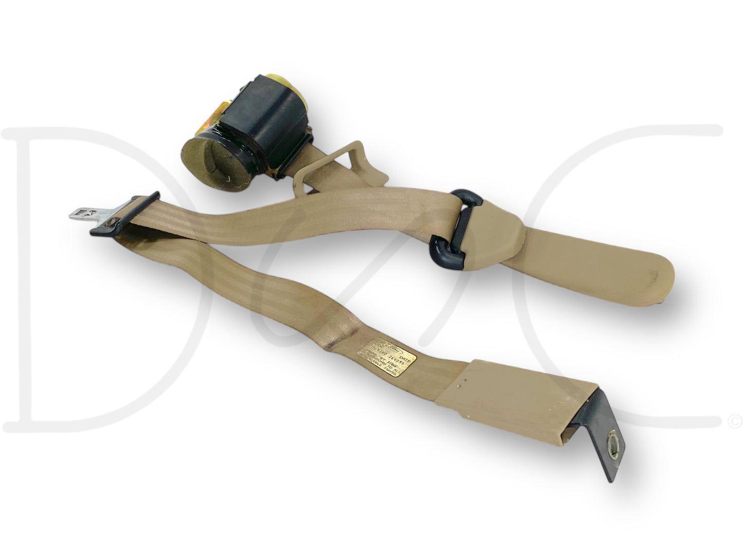 00-05 Ford Excursion 3Rd Row RH Right Passenger Rear Seat Belt Seatbelt Tan OE