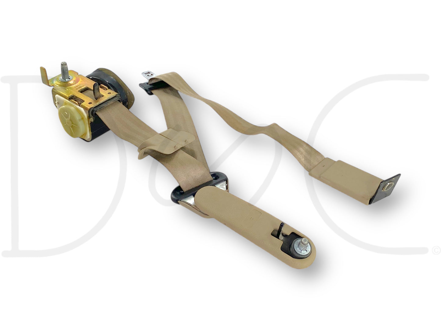 00-05 Ford Excursion 3Rd Row RH Right Passenger Rear Seat Belt Seatbelt Tan OE