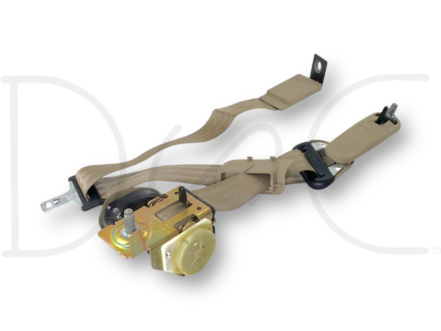 00-05 Ford Excursion 3Rd Row RH Right Passenger Rear Seat Belt Seatbelt Tan OE