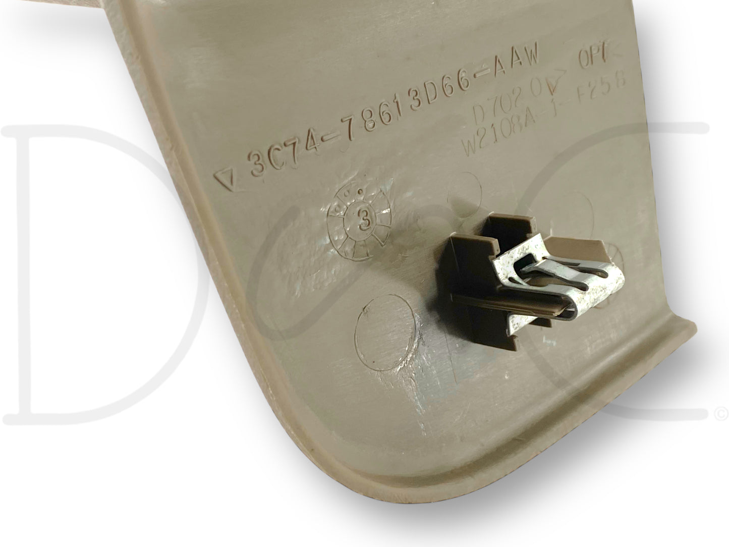 00-05 Ford Excursion 2nd Row Seat Bracket Trim Cover Tan 3C74-78613D66-Aaw