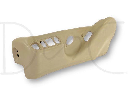 99-07 Ford F250 F350 LH Left Driver Power Heated Seat Side Trim Switch Bezel Tan