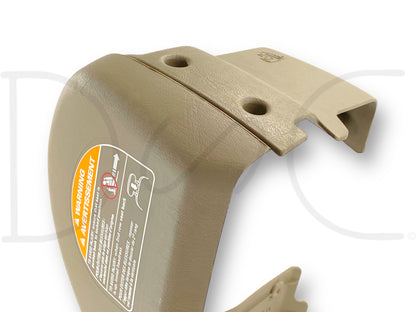 00-05 Ford Excursion 2nd Row Rear Back Seat Side Trim Bezel LH Left Tan