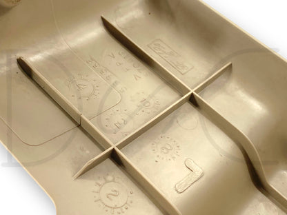 00-05 Ford Excursion 2nd Row Rear Back Seat Side Trim Bezel LH Left Tan