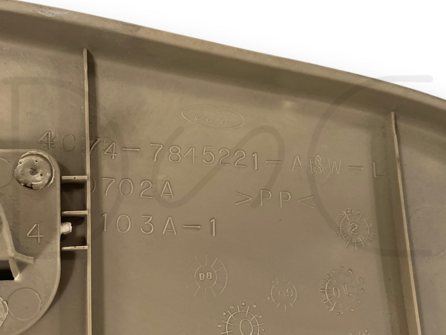 00-05 Ford Excurson LH Left Driver Rear Cargo Barn Door Trim Panel Tan OE