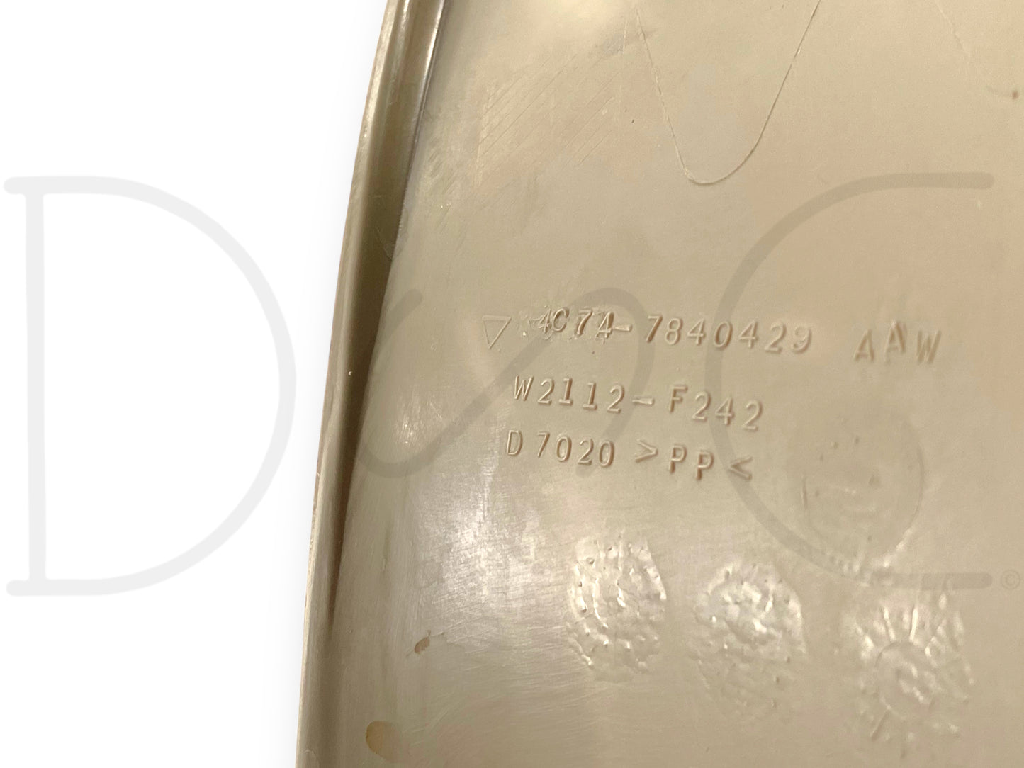 00-05 Ford Excursion LH Left Driver Rear D-Pillar Upper Trim Panel Tan OE