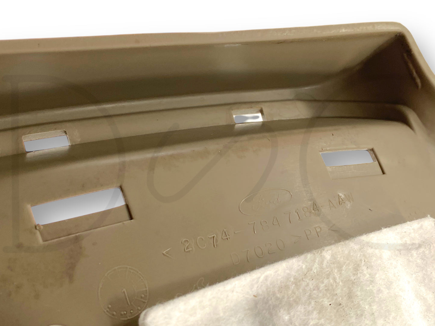 00-05 Ford Excurison Spare Tire Support Trim Panel Tan OEM 2C74-7847184-Aaw