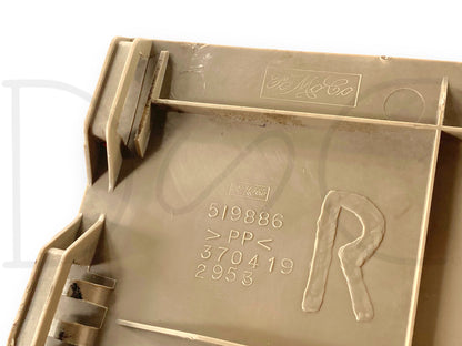 00-05 Ford Excursion 2nd Row Rear Seat Bracket Trim Panel Cover Right RH Tan