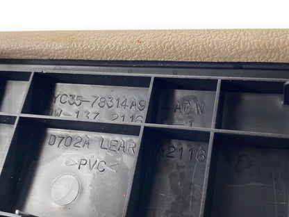 00-05 Ford Excursion 3rd Row Rear Armrest Arm Rest Pad Tan OE Yc35-78314A94-Adw