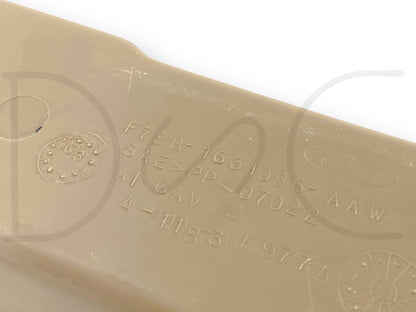 00-05 Ford Excursion 3rd Row Rear Armrest Storage Compartment Bin Tan OE