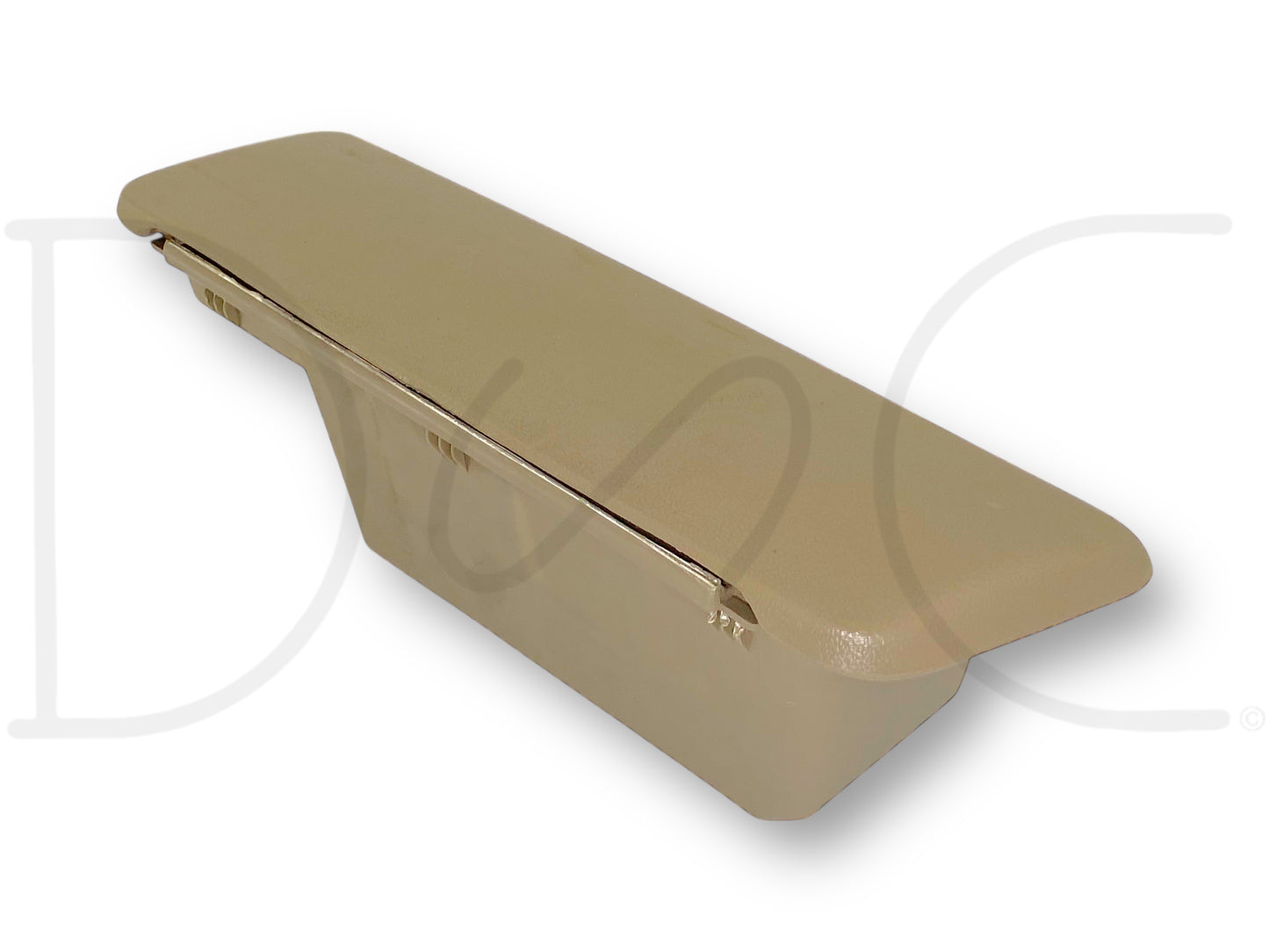 00-05 Ford Excursion 3rd Row Rear Armrest Storage Compartment Bin Tan OE