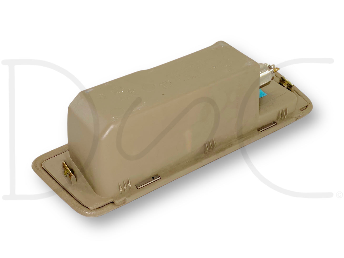 00-05 Ford Excursion 3rd Row Rear Armrest Storage Compartment Bin Tan OE