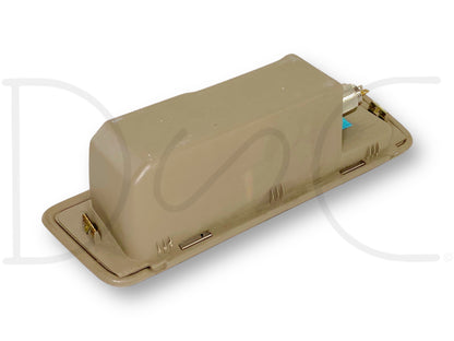 00-05 Ford Excursion 3rd Row Rear Armrest Storage Compartment Bin Tan OE