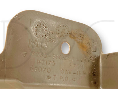 00-05 Ford Excursion 2nd Row Rear Seat Mount Bracket Bolt Cover Trim Set Tan