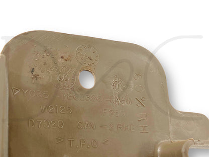 00-05 Ford Excursion 2nd Row Rear Seat Mount Bracket Bolt Cover Trim Set Tan