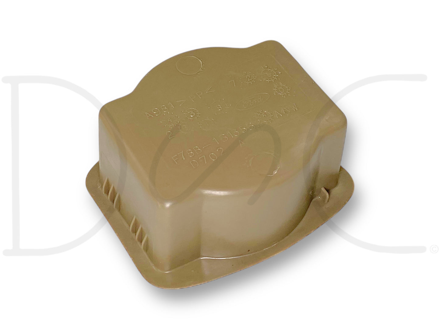 00-05 Ford Excursion 3rd Row Rear Cupholder Cup Holder Tan OE