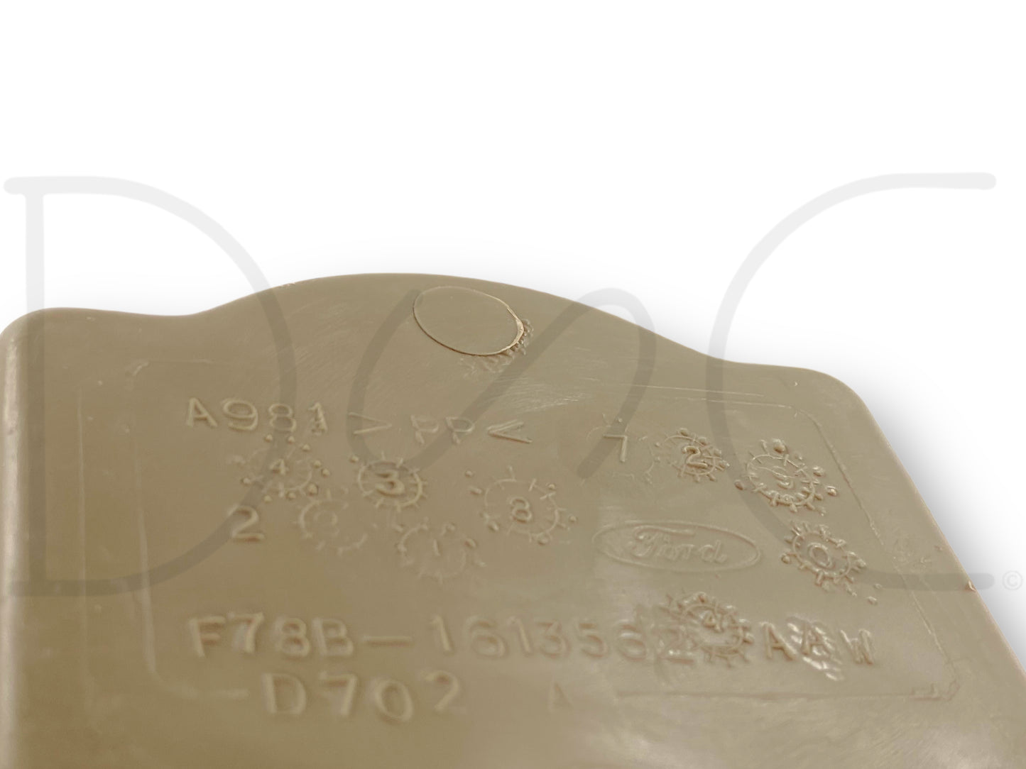 00-05 Ford Excursion 3rd Row Rear Cupholder Cup Holder Tan OE