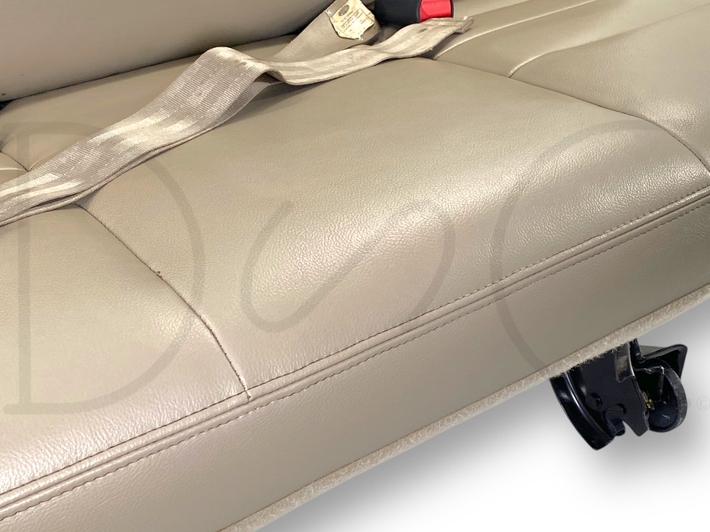 00-05 Ford Excursion Limited Third 3Rd Row Bench Seat Tan Leather OE